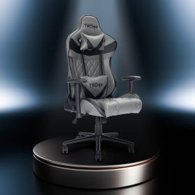 Techni Sport XL Ergonomic Gaming Chair ; Grey