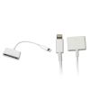 8PIN TO 30PIN CHARGE SYNC CONVERTER CABLE ADAPTER FOR IPHONE 5 iPad Mini iPod NANO 7th