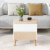 Modern Multi-functional Coffee Table Extendable with Storage & Lift Top in Oak