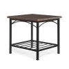 3 in 1 Coffee Table, Living Room Table with Open Storage, Coffee Table Set of 3 for Home, Office, Rustic Brown