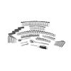 Multiple Drive 160-Piece Mechanics Tool Set, Chrome Finish