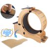 Cat Sports Running Wheel, Cats Wheel Wood Climbing Frame, Cat Litter Fitness Wheel, Oversized Roller Cat Indoor Activity Center,Large(Right)