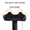 54" Double Condo Cat Tree with Scratching Post Tower