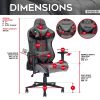 Techni Sport XL Ergonomic Gaming Chair ; Grey