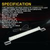 Universal White License Plate LED Back Up Reversing Light For Car SUV Truck RV