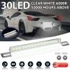 Universal White License Plate LED Back Up Reversing Light For Car SUV Truck RV