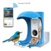 Bird Feeder Camera, Smart Bird Feeder for Outdoor Bird Watching,Capture Photos, Compatible with Mobile Phones