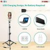 12" LED TIK Tok Ring Light with Tripod Stand Phone Holder Ringlight Stand for Makeup Tiktok Live Zoom Halo Light 5 Core RL12