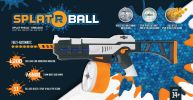 SPLATRBALL SRB1200 Full Auto Rechargeable Battery Powered Water Bead Gel Ball Blaster Kit