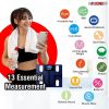 5 Core Smart Digital Bathroom Weighing Scale with Body Fat and Water Weight for People; Bluetooth BMI Electronic Body Analyzer Machine; 400 lbs.5 Core