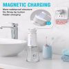 Water Dental Flosser Cordless with Magnetic Charging for Teeth Cleaning, Nursal 7 Clean Settings Portable Rechargeable Oral Irrigator, IPX8 Waterproof