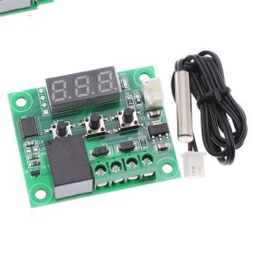 Digital Display Thermostat High Precision Temperature Controller Shell Acrylic (Option: W1209)