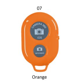 Bluetooth remote control for mobile phone (Color: Orange)