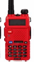 Neue angekommene BAOFENG UV-5RT Dual Band 2 way radio VHF136-174Mhz & UHF 400-520 Mhz fm Walkie talkie (Option: Red-US plug)