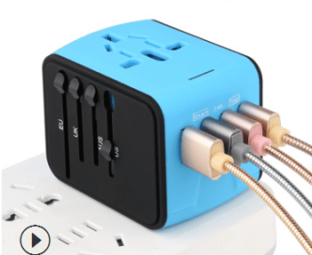 Multi-function socket (Color: Blue)