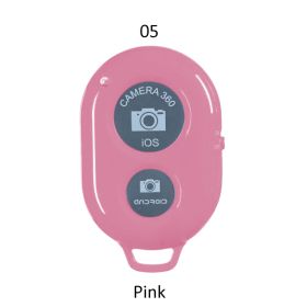 Bluetooth remote control for mobile phone (Color: Pink)