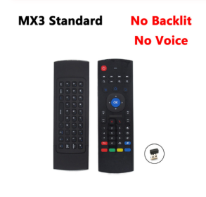 MX3 MX3-L Backlit Air Mouse T3 Smart Voice Remote Control 2.4G RF Wireless Keyboard For X96 mini KM9 A95X H96 MAX Android TV Box (Option: Standard)