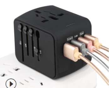 Multi-function socket (Color: Black)