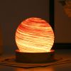 USB Fantasy Rainbow Planet Light Astronomical Ornaments Desktop Decorative Lights Art Crafts Wooden Case Gifts for Wedding Party