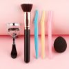 1pc Foundation Brush Contour Brush Powder Brush Ergonomics Handle Reusable Portable Soft Bristle Makeup Brush For Female