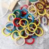 50pcs/Set Women Girls Basic Hair Bands 1.57inch Simple Solid Colors Elastic Headband Hair Ropes Ties Hair Accessories Ponytail Holder