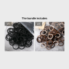 50pcs/Set Women Girls Basic Hair Bands 1.57inch Simple Solid Colors Elastic Headband Hair Ropes Ties Hair Accessories Ponytail Holder