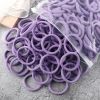 50pcs/Set Women Girls Basic Hair Bands 1.57inch Simple Solid Colors Elastic Headband Hair Ropes Ties Hair Accessories Ponytail Holder