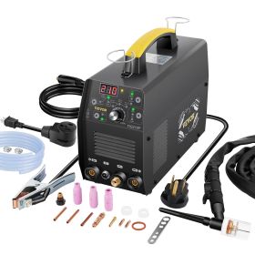 VEVOR TIG Welder 3 in 1; 110V High Frequency TIG/Stick/Clean Welding Machine w/IGBT Inverter; 155Amp Digital Arc Welder (Additional Function: ARC + Clean + Pulse)