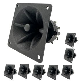 5 Core Tweeter 3 InchX3 Inch 94dB Sound Level PIEZO Horn Tweeter Dj Home TW 303 SQ (Color: 8PCS black)