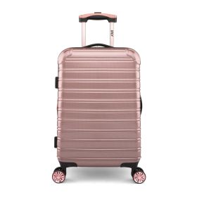 Hardside Fibertech Carry On Luggage, 20", Rose Gold (actual_color: Rose Gold)