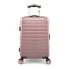 Hardside Fibertech Carry On Luggage, 20", Rose Gold