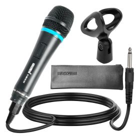 5 Core Professional Microphone Audio Dynamic Cardiod Karaoke Singing Wired Mic Music Recording Karaoke Microphone PM625 Ratings (ND-26X) (size: Neodymium 26X)