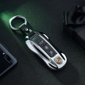 Zinc Alloy Cigarette Lighter (Option: Silver ice)