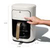 14 Cup Programmable Touchscreen Coffee Maker, White Icing by Drew Barrymore