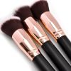 1pc Foundation Brush Contour Brush Powder Brush Ergonomics Handle Reusable Portable Soft Bristle Makeup Brush For Female