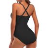 Women's One Piece Swimsuit Beachwear Swimwear Tummy Control