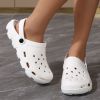 Women's Casual Slip On Clogs; Breathable Lightweight Outdoor And Indoor Sandals; Women's Flat Slippers; crocs