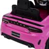 Licensed Dodge Charger12v Kids ride on car W/Parents Remote Control ,electric cart for kidsThree speed adjustable,Power display, slow startUSB,MP3 ,Bl