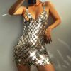 Sexy Sequins Vintage Beach Seaside Rave Vacation Body Chain Dress Body Accessories