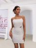 Sequin Bodycon Sexy Cami Dress, Elegant Backless Dress For Spring & Summer, Women's Clothing